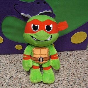 Green and Orange Ninja Turtle Plush Toy